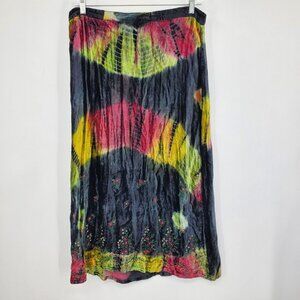 Papillon Velvet Abstract Floral Skirt Medium Whimsigoth Fairy Grunge Vintage Y2K